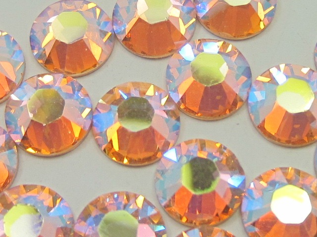 1 Gross 16ss LIGHT PEACH AB (maxima) FLATBACK PRECIOSA Rhinestones